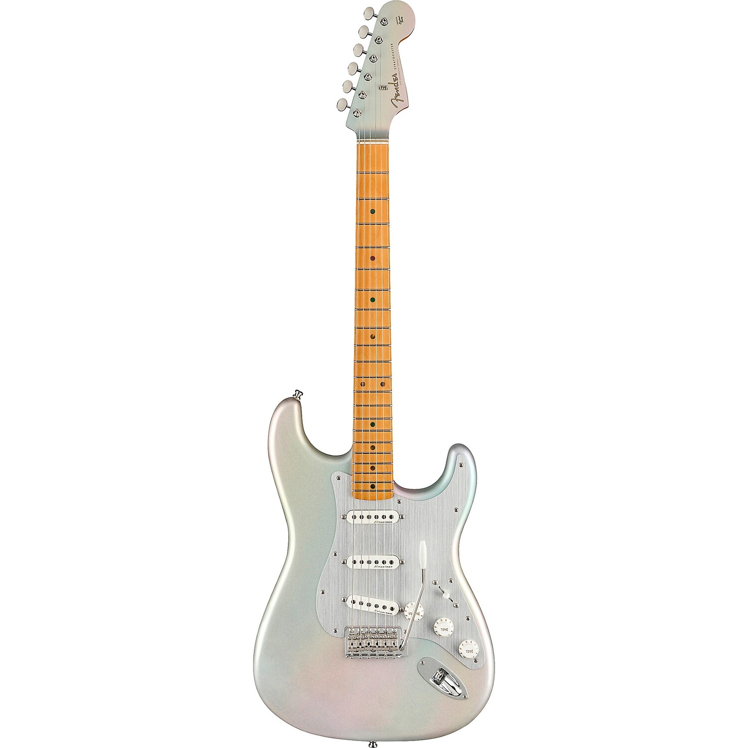 Фендер H.E.R. Электрогитара Stratocaster Chrome Glow
Фендер H.E.R. Электрогитара Stratocaster Chrome Glow