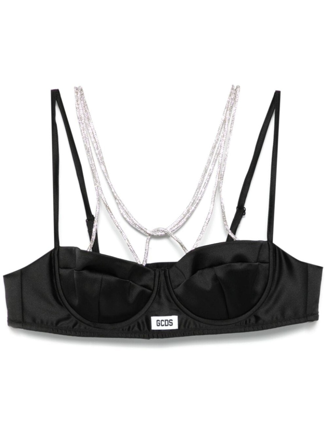 GCDS атласный топ, черный
GCDS атласный топ, черный