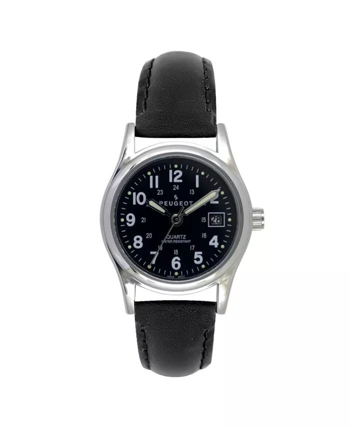 Женские черные спортивные часы Nurse Sport Calendar на черном кожаном ремешке Peugeot
Женские черные спортивные часы Nurse Sport Calendar на черном кожаном ремешке Peugeot