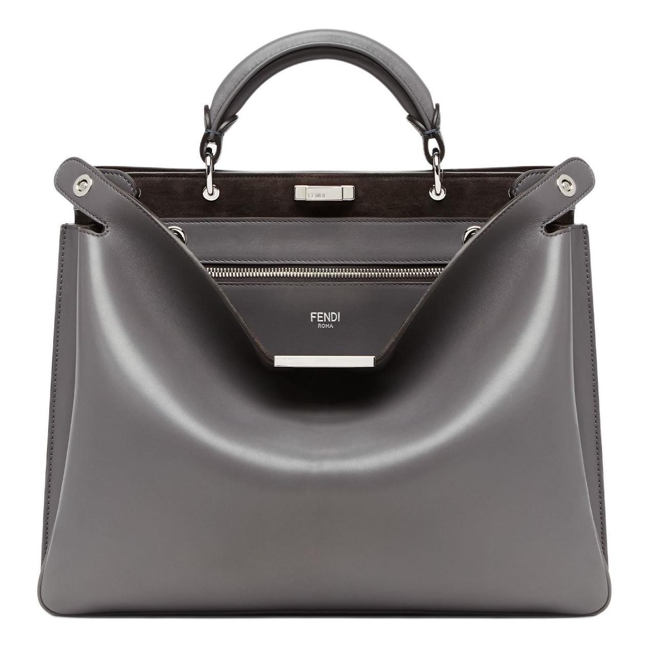 FENDI Peekaboo Calfskin Shoulder Bag, Crossbody Bag, Handbag Medium Men's Gray
FENDI Peekaboo Calfskin Shoulder Bag, Crossbody Bag, Handbag Medium Men's Gray