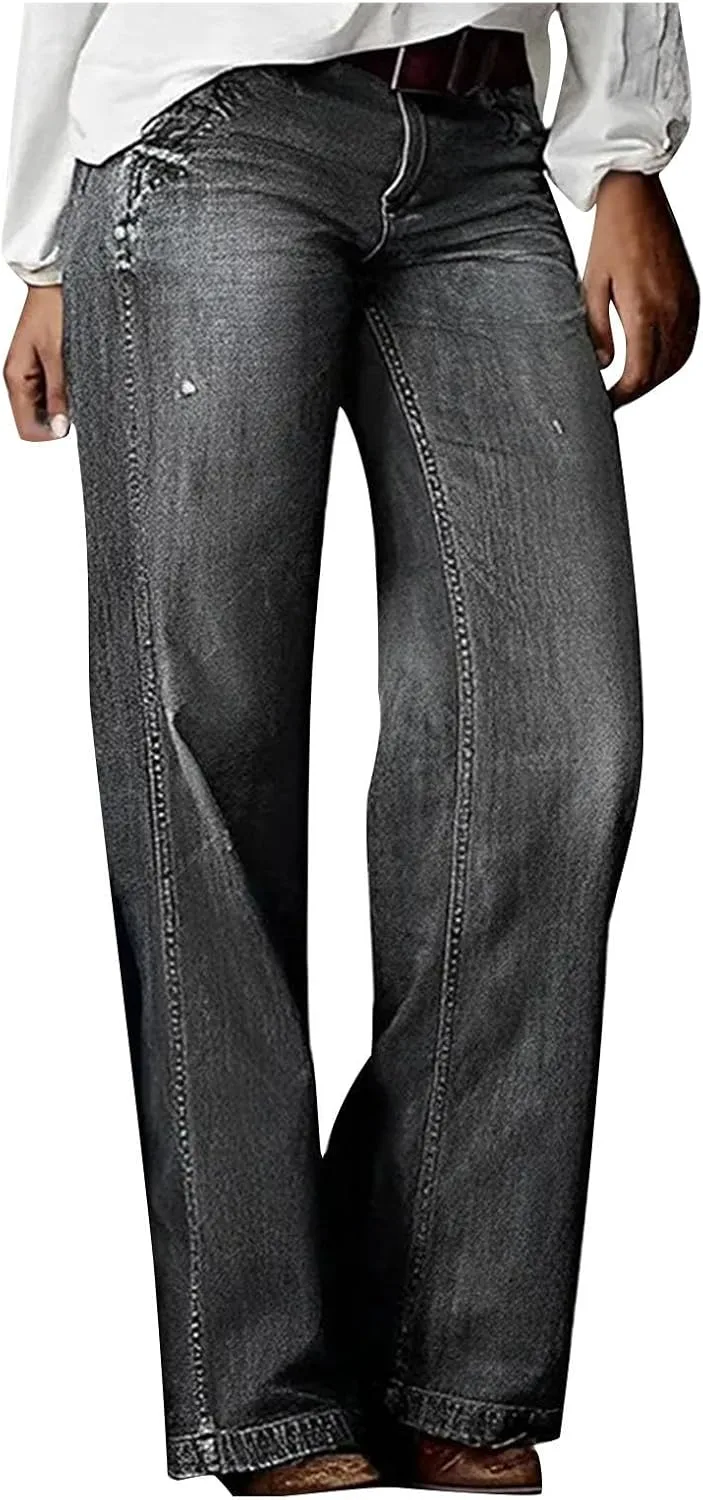 Uillui джинсы Bootcut для женщин, мешковатые, широкие, distressed
Uillui джинсы Bootcut для женщин, мешковатые, широкие, distressed