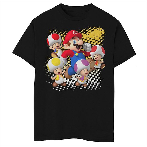 Футболка с принтом Boys super mario toads around mario Licensed Character
Футболка с принтом Boys super mario toads around mario Licensed Character