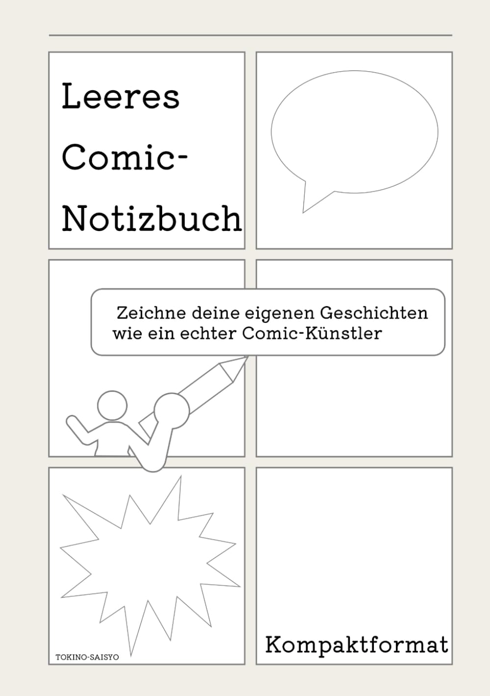 Leeres Comic-Notizbuch - Zeichne deine eigenen Geschichten wie ein echter Comic-Künstler Kompaktformat (German Edition) (Independently published)
Leeres Comic-Notizbuch - Zeichne deine eigenen Geschichten wie ein echter Comic-Künstler Kompaktformat (German Edition) (Independently published)
