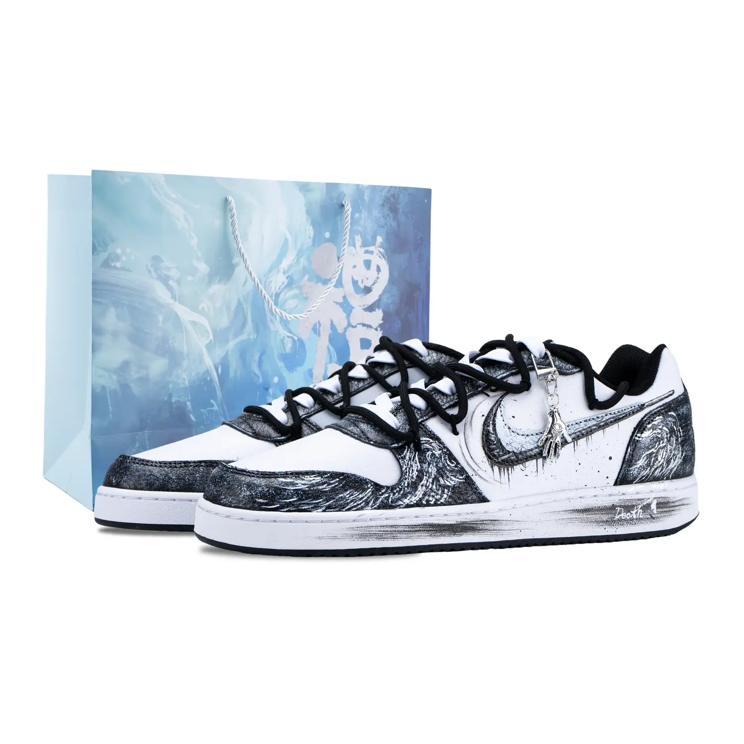 Nike Эбернон Смертельная Коса Нескользящие Износостойкие Лоу-топы для скейтбординга Мужские Черно-белые - Черные (Специальная Покупная Сумка), цвет Black (Special Shopping Bag)
Nike Эбернон Смертельная Коса Нескользящие Износостойкие Лоу-топы для скейтбординга Мужские Черно-белые - Черные (Специальная Покупная Сумка), цвет Black (Special Shopping Bag)