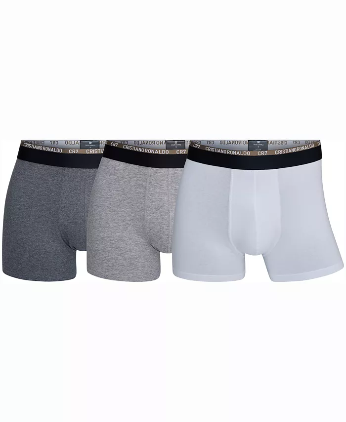 Мужские трусы из хлопковой смеси, 3 шт CR7, коричневый
Мужские трусы из хлопковой смеси, 3 шт CR7, коричневый