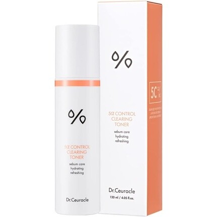 Тоник Dr.Ceuracle 5 Alpha Control для лечения прыщей с 3,2% 5-альфа-комплексом Корейская дерматология Уход за кожей Контроль кожного сала Успокаивает Минимизирует поры Dr. Ceuracle