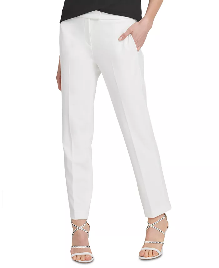 Куртка с открытым передом и узкие брюки до щиколотки DKNY, слоновая кость
Куртка с открытым передом и узкие брюки до щиколотки DKNY, слоновая кость