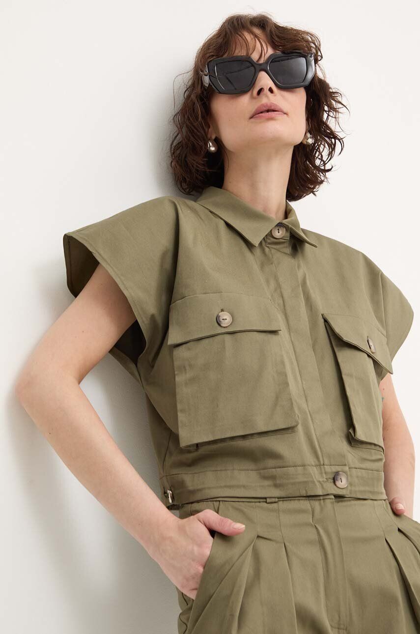 Жилет Answear Lab, зеленый 
Жилет Answear Lab, зеленый