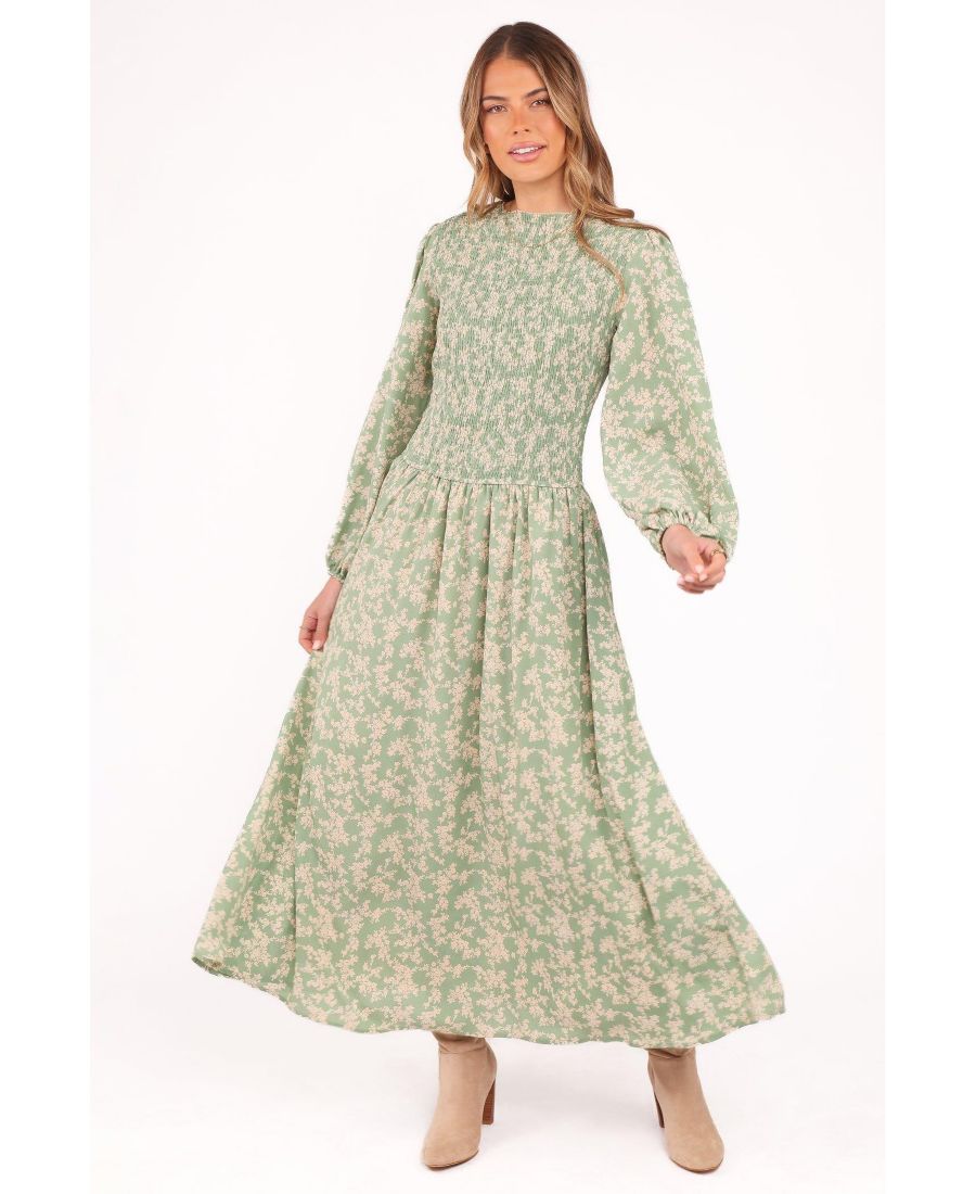 Женское миди-платье Ashara с длинными рукавами Petal and Pup, Green floral
Женское миди-платье Ashara с длинными рукавами Petal and Pup, Green floral