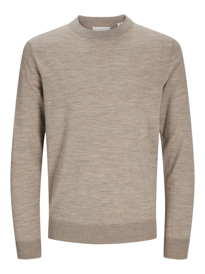 Серо-бежевый вязаный свитер Jack & Jones
Серо-бежевый вязаный свитер Jack & Jones