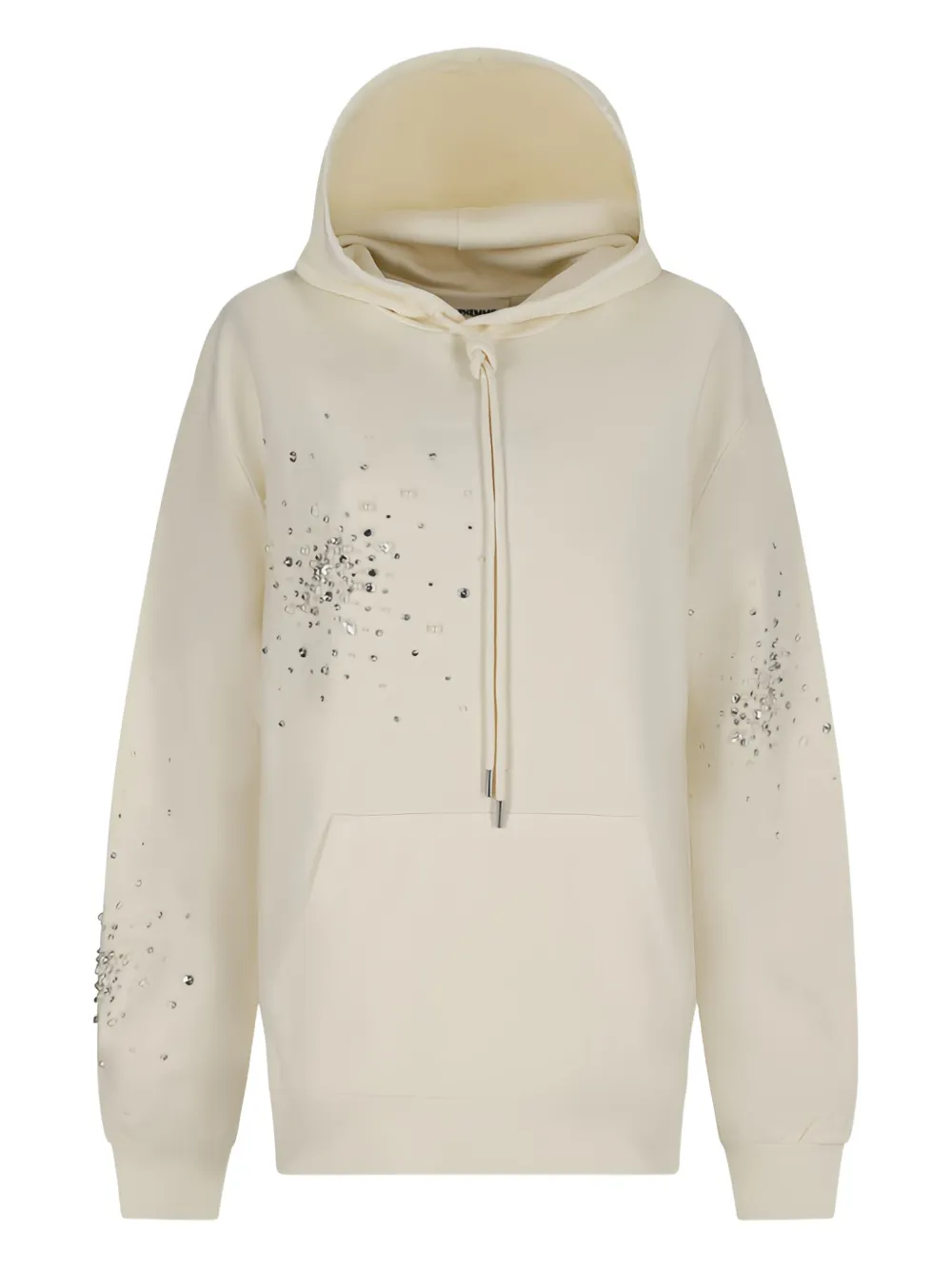 Худи, украшенное кристаллами DES PHEMMES, белый
Худи, украшенное кристаллами DES PHEMMES, белый