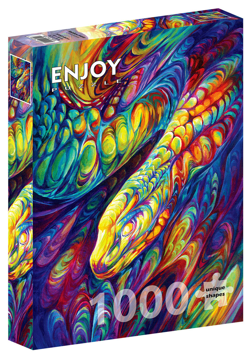 Enjoy, Пазл - Радужная змея, 1000 шт.
Enjoy, Пазл - Радужная змея, 1000 шт.