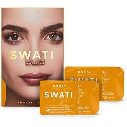 SWATI Cosmetics Натуральные контактные линзы медового цвета 0,0 диоптрий, базовая кривая 8,7 мм, диаметр 14,20 мм
SWATI Cosmetics Натуральные контактные линзы медового цвета 0,0 диоптрий, базовая кривая 8,7 мм, диаметр 14,20 мм