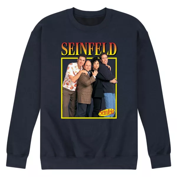 Мужская флисовая толстовка Seinfeld Group Square Licensed Character, синий
Мужская флисовая толстовка Seinfeld Group Square Licensed Character, синий