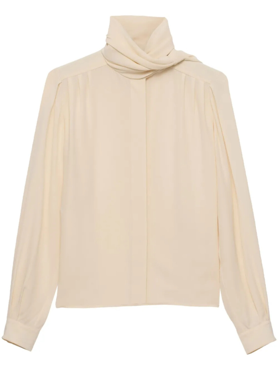 Рубашка с шарфом Prada, нейтральный
Рубашка с шарфом Prada, нейтральный