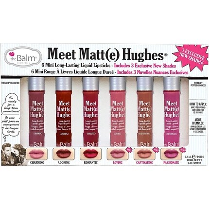 Встречайте стойкие жидкие губные помады Matte Hughes Mini, том 3, Thebalm
Встречайте стойкие жидкие губные помады Matte Hughes Mini, том 3, Thebalm