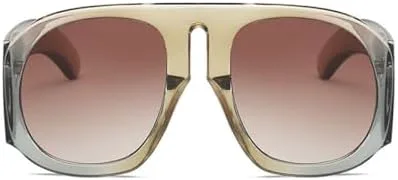 Солнцезащитные очки 2027 года для женщин, большие очки для женщин и мужчин, черная широкая оправа, ретро-очки, защита от УФ-излучения UV400 MTZJH, Green Tea
Солнцезащитные очки 2027 года для женщин, большие очки для женщин и мужчин, черная широкая оправа, ретро-очки, защита от УФ-излучения UV400 MTZJH, Green Tea