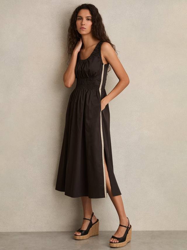 Платье без рукавов от анук Reiss, коричневый
Платье без рукавов от анук Reiss, коричневый