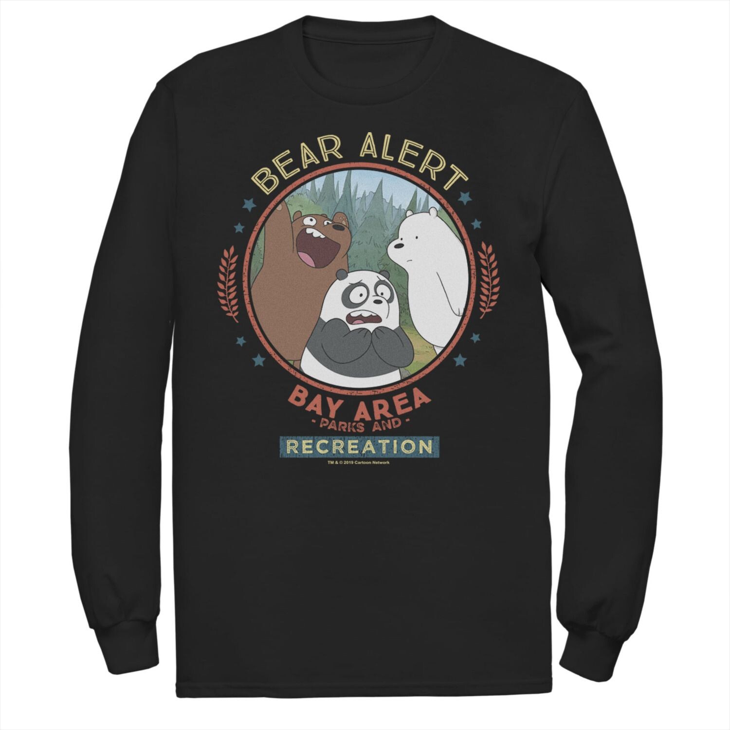 Мужская футболка с длинными рукавами Cartoon Network We Bare Bears Bay Area Bear Alert Circle Licensed Character
Мужская футболка с длинными рукавами Cartoon Network We Bare Bears Bay Area Bear Alert Circle Licensed Character