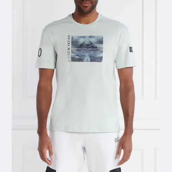 Футболка стандартного кроя Ea7, зеленый
Футболка стандартного кроя Ea7, зеленый