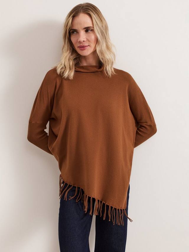 Вязаный джемпер athena с кисточками Phase Eight, коричневый
Вязаный джемпер athena с кисточками Phase Eight, коричневый