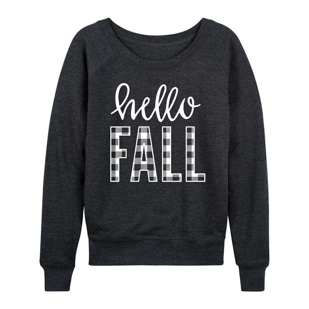 Женский легкий свитшот из френч терри в клетку Hello Fall Licensed Character, цвет Heather Charcoal
Женский легкий свитшот из френч терри в клетку Hello Fall Licensed Character, цвет Heather Charcoal