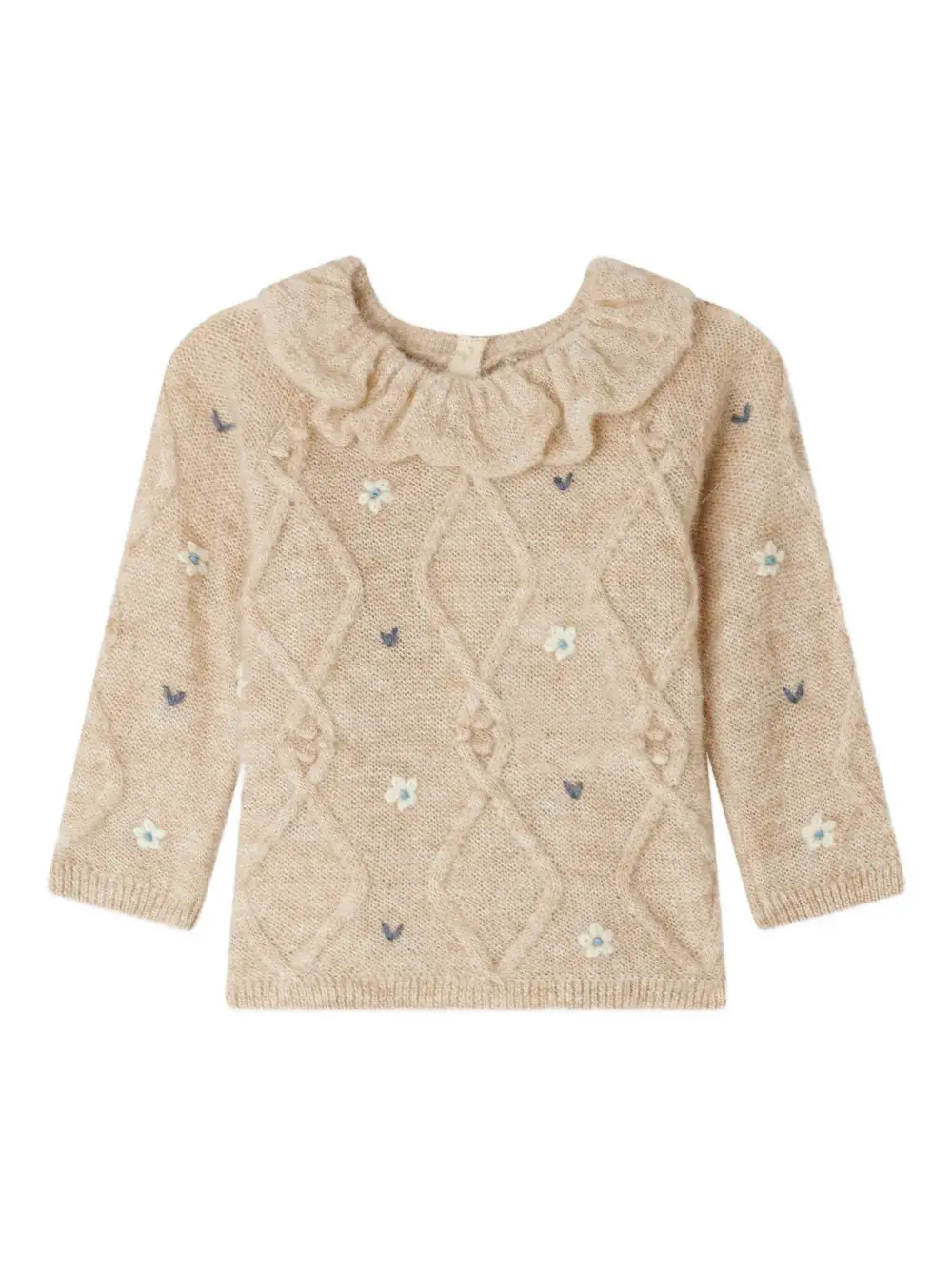 Кардиган с оборками Bonpoint, нейтральный
Кардиган с оборками Bonpoint, нейтральный