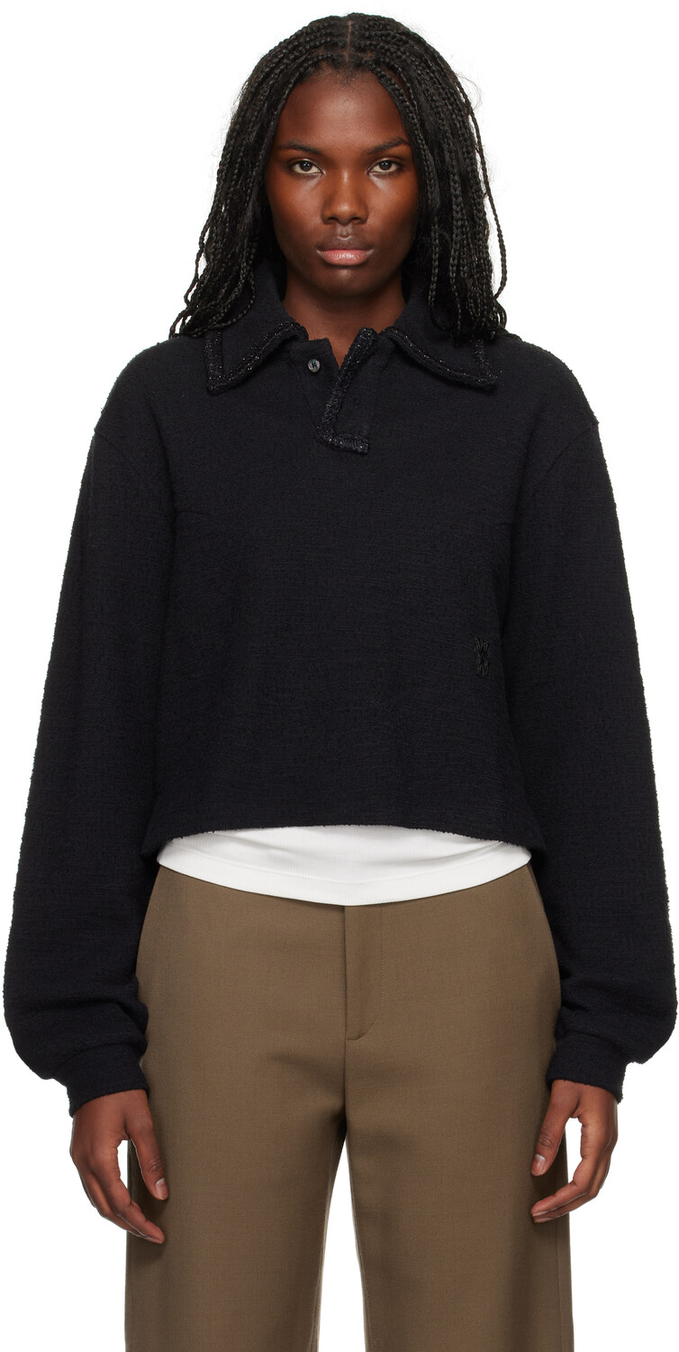 Поло из твида с длинным рукавом WOOYOUNGMI
Поло из твида с длинным рукавом WOOYOUNGMI