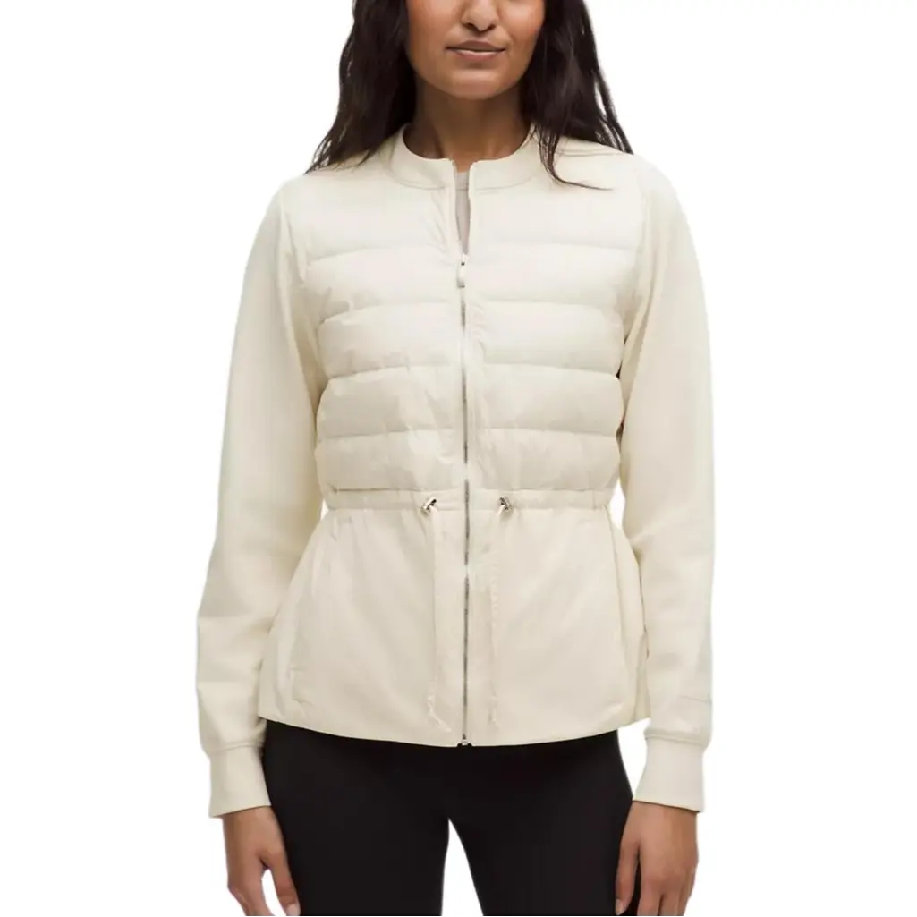Lululemon Женская куртка с зауженной талией, Light Ivory/Light Ivory 
Lululemon Женская куртка с зауженной талией, Light Ivory/Light Ivory