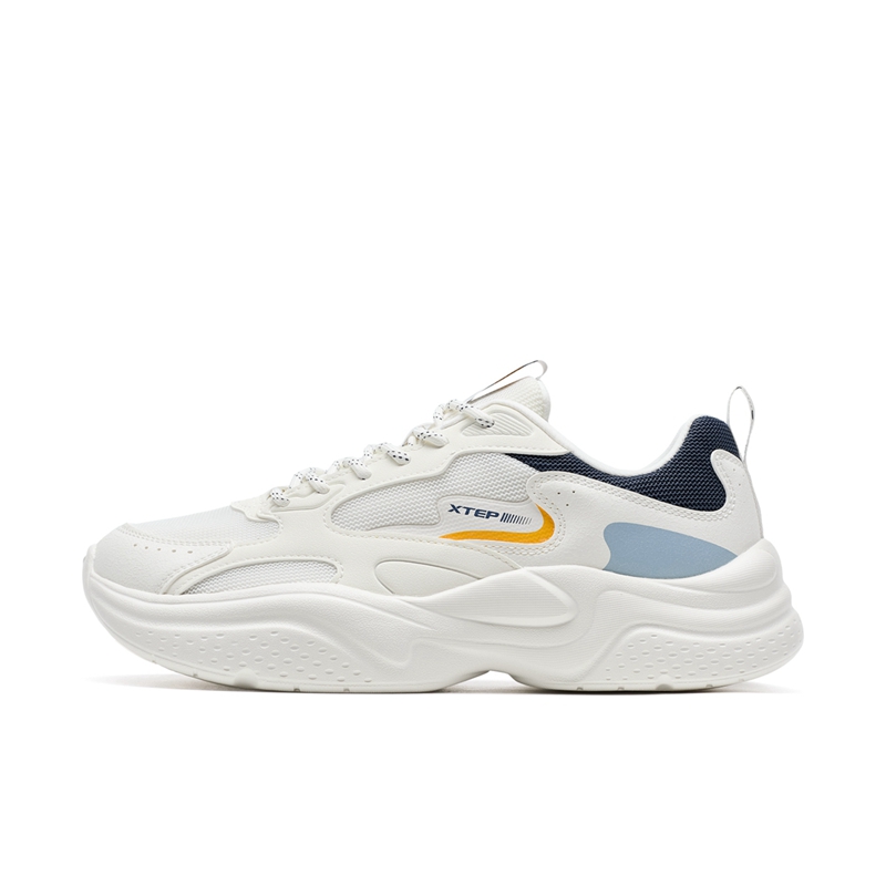 XTEP Амортизирующие, дышащие, легкие, низкие, массивные кроссовки для мужчин, белые, синие, оранжевые
XTEP Амортизирующие, дышащие, легкие, низкие, массивные кроссовки для мужчин, белые, синие, оранжевые