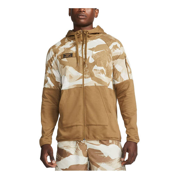 Куртка камуфляж dri fit флисовая толстовка с капюшоном на молнии Nike, коричневый
Куртка камуфляж dri fit флисовая толстовка с капюшоном на молнии Nike, коричневый