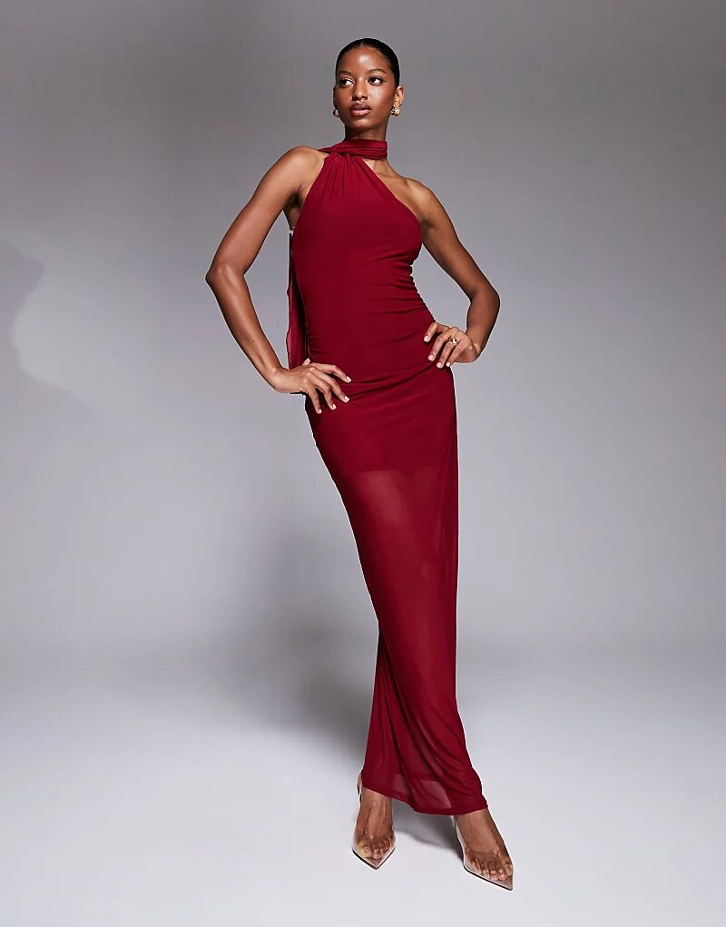 Платье макси Fashionkilla с сетчатым верхом, завязкой на шее и прозрачным подолом бордового цвета
Платье макси Fashionkilla с сетчатым верхом, завязкой на шее и прозрачным подолом бордового цвета