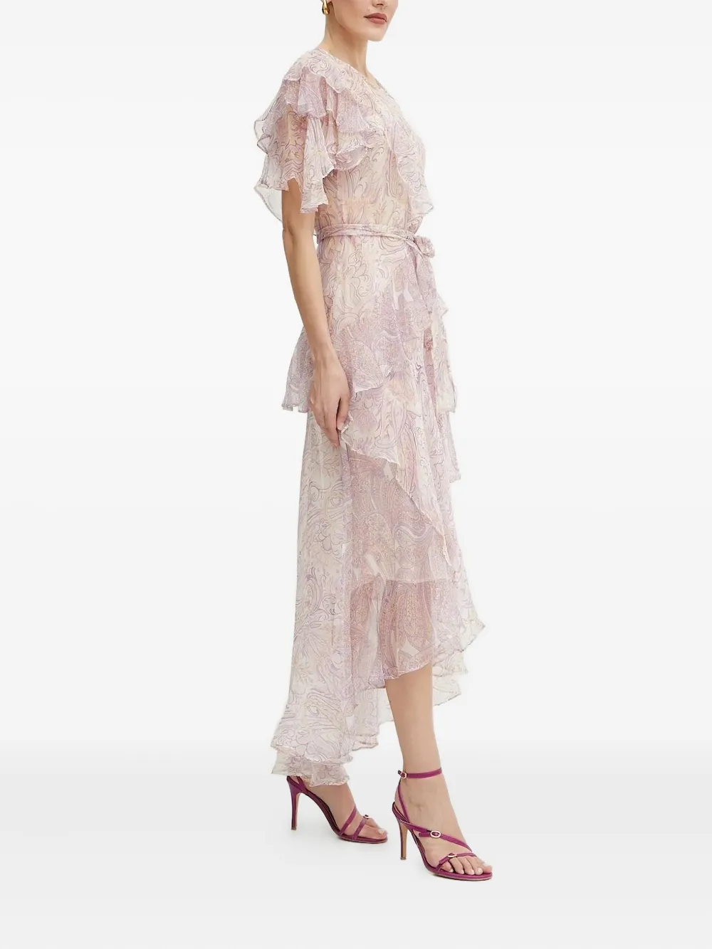 Платье с цветочным принтом и оборками TWINSET, нейтральный
Платье с цветочным принтом и оборками TWINSET, нейтральный