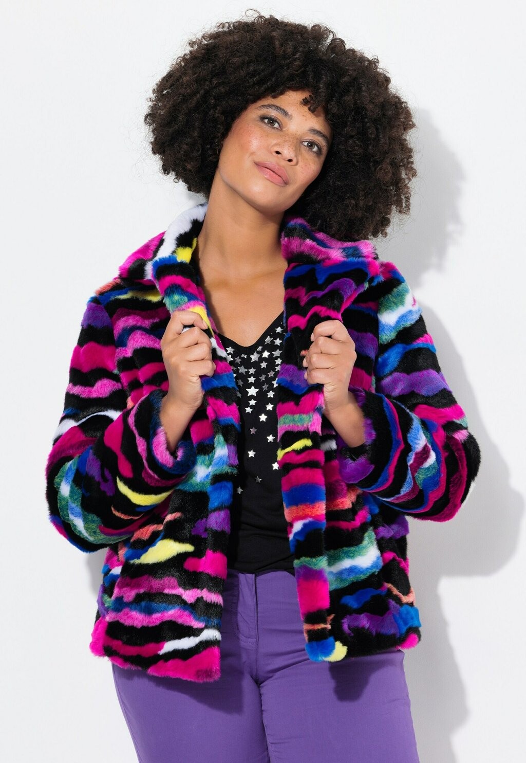 Зимняя куртка WITH OPEN FRONT AND COLORFUL PATTERN Angel of Style, черный
Зимняя куртка WITH OPEN FRONT AND COLORFUL PATTERN Angel of Style, черный