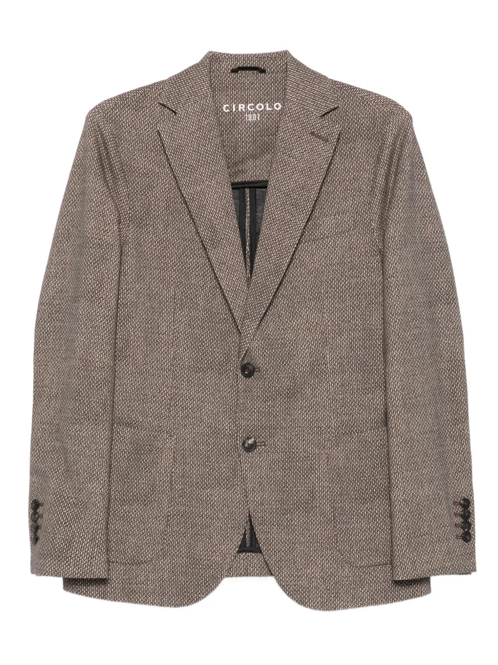 Фактурный пиджак на пуговицах Circolo 1901, коричневый
Фактурный пиджак на пуговицах Circolo 1901, коричневый