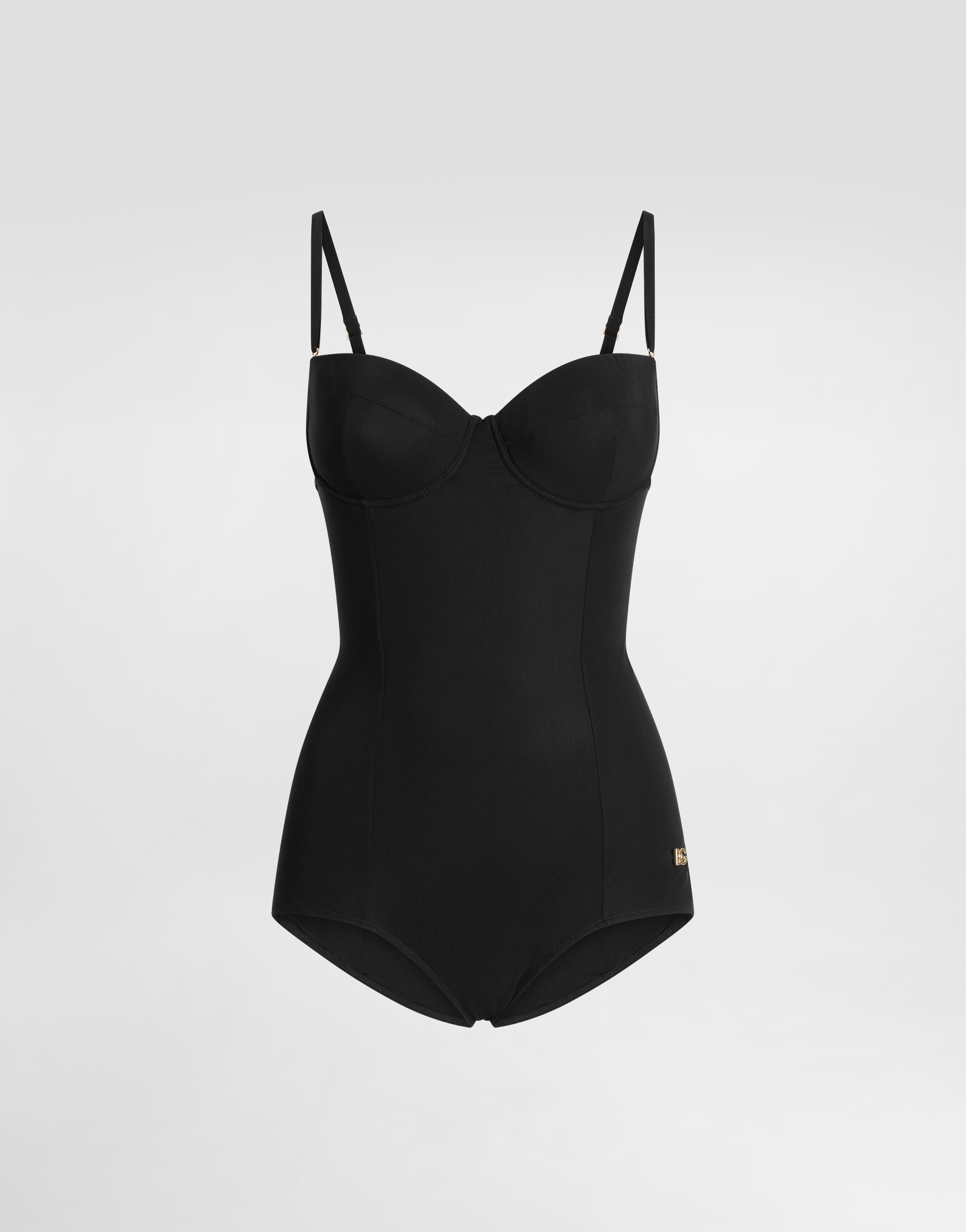 Слитный купальник с балконетной чашкой Dolce & Gabbana, черный
Слитный купальник с балконетной чашкой Dolce & Gabbana, черный