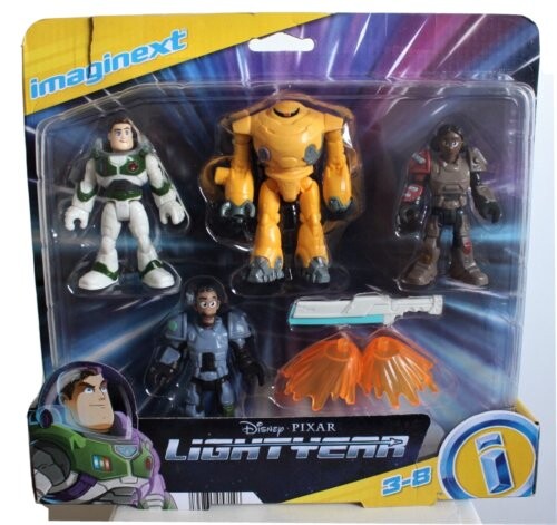 Fisher Price Imaginext Lightyear Zap Patrol, набор из 4 шт. Mattel
Fisher Price Imaginext Lightyear Zap Patrol, набор из 4 шт. Mattel