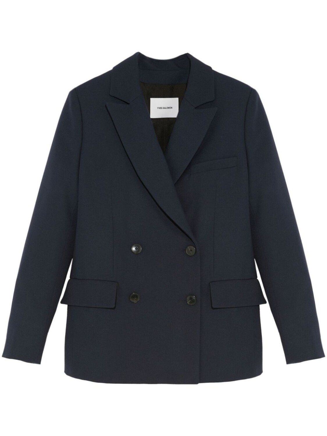 Двубортный пиджак Yves Salomon, синий
Двубортный пиджак Yves Salomon, синий