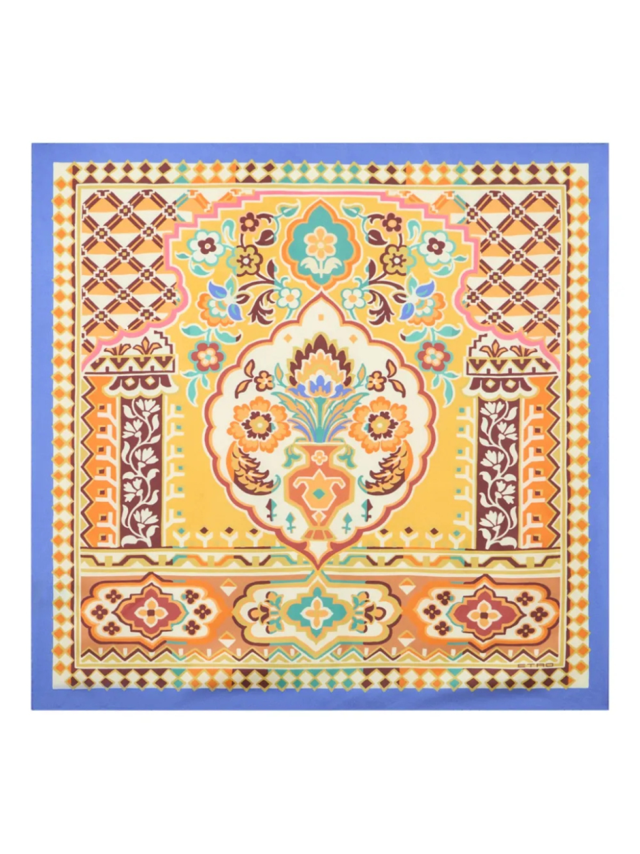 ETRO шелковый платок с принтом, нейтральный 
ETRO шелковый платок с принтом, нейтральный