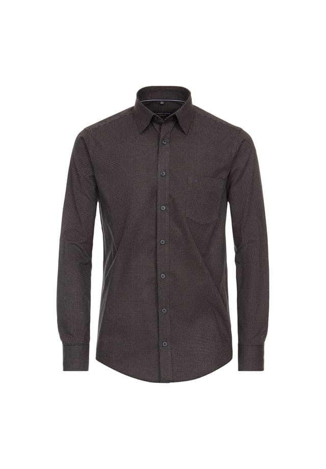 Рубашка повседневная однотонная свободного покроя Casamoda, коричневый
Рубашка повседневная однотонная свободного покроя Casamoda, коричневый