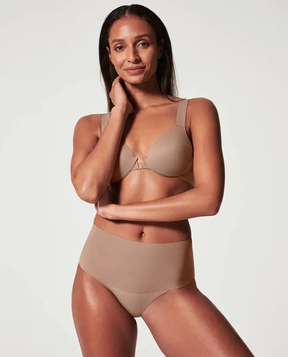 Бесшовные моделирующие трусики с завышенной талией Spanx, цвет Marrón claro 
Бесшовные моделирующие трусики с завышенной талией Spanx, цвет Marrón claro