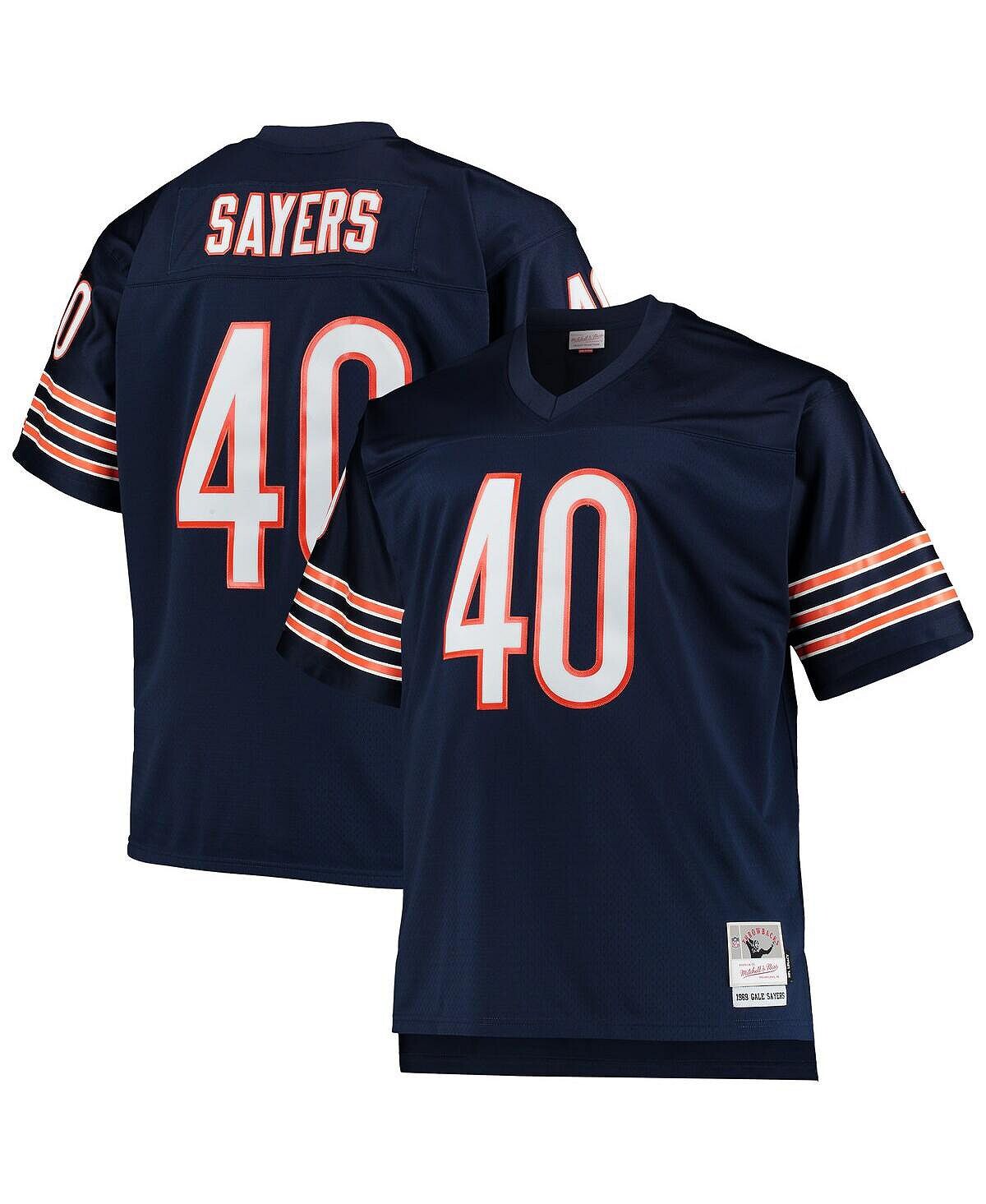 Мужская футболка темно-синего цвета с изображением Гейла Сэйерса Chicago Bears Big and Tall 1969 года, реплика пенсионера Mitchell & Ness, Синий, Мужская футболка темно-синего цвета с изображением Гейла Сэйерса Chicago Bears Big and Tall 1969 года, реплик
Мужская футболка темно-синего цвета с изображением Гейла Сэйерса Chicago Bears Big and Tall 1969 года, реплика пенсионера Mitchell & Ness, Синий, Мужская футболка темно-синего цвета с изображением Гейла Сэйерса Chicago Bears Big and Tall 1969 года, реплик