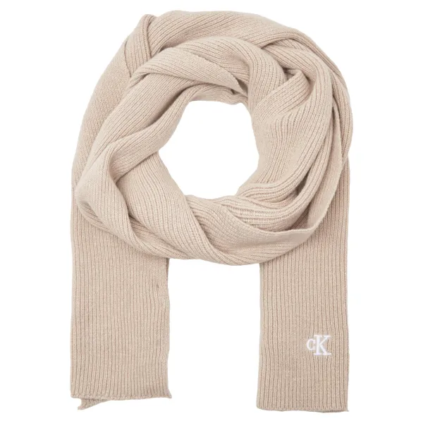 Шарф с добавлением шерсти и кашемира Calvin Klein, бежевый
Шарф с добавлением шерсти и кашемира Calvin Klein, бежевый