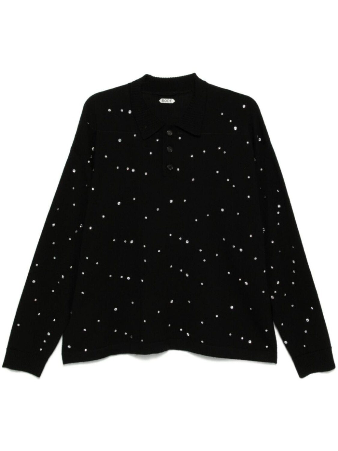 Декорированная рубашка поло BODE, черный
Декорированная рубашка поло BODE, черный