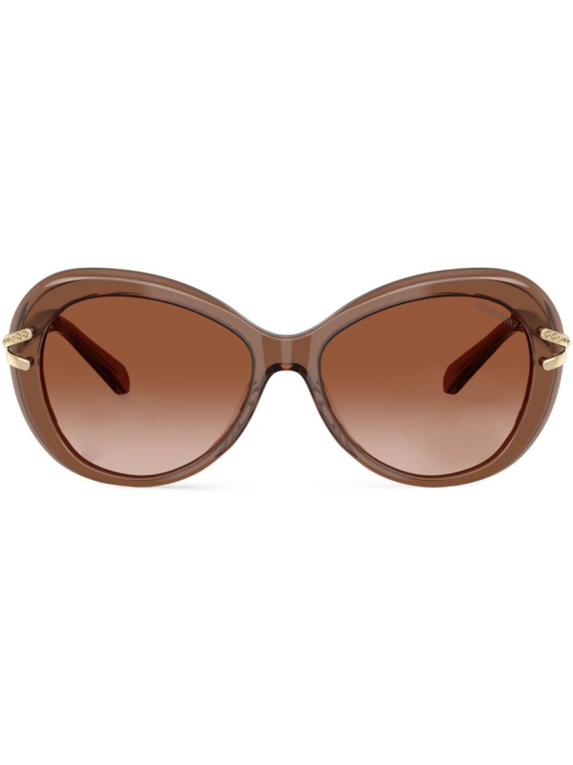 Солнцезащитные очки с кристаллами Swarovski, коричневый
Солнцезащитные очки с кристаллами Swarovski, коричневый