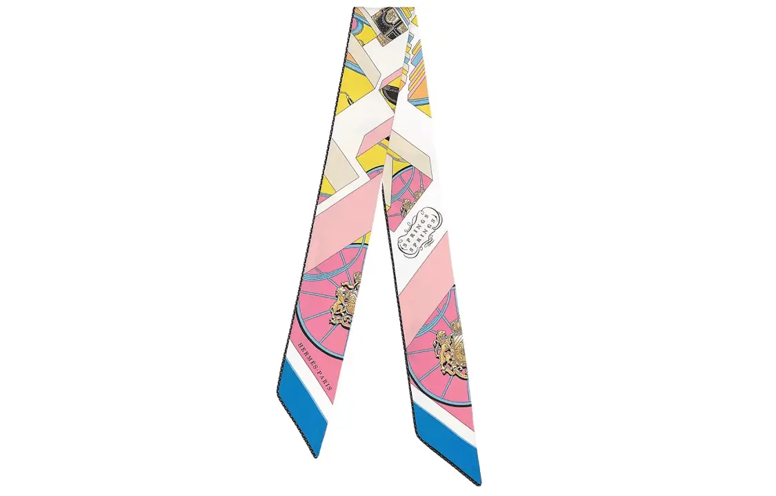 Шелковый платок унисекс белый HERMES
Шелковый платок унисекс белый HERMES