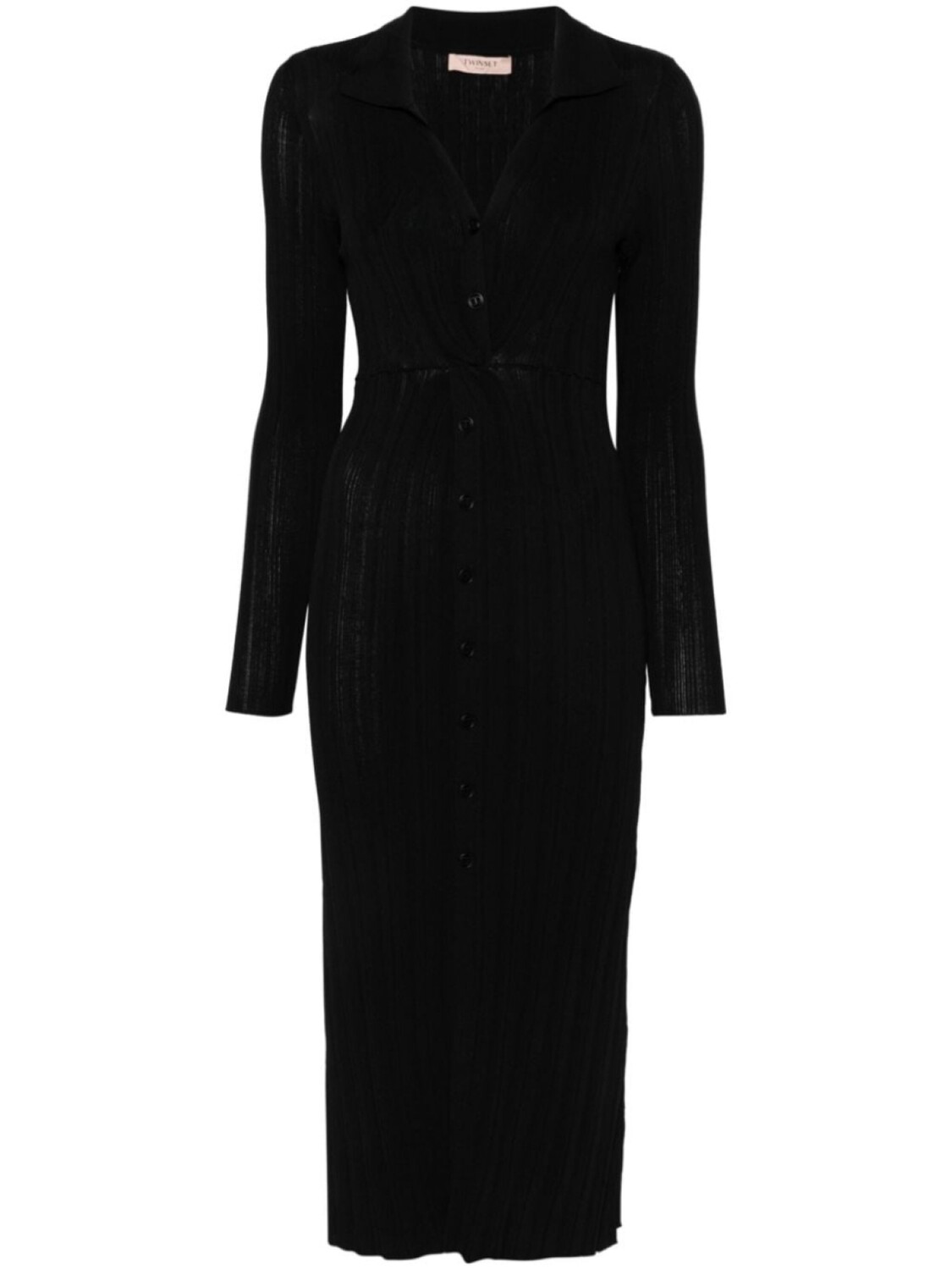 TWINSET платье макси в рубчик, черный
TWINSET платье макси в рубчик, черный