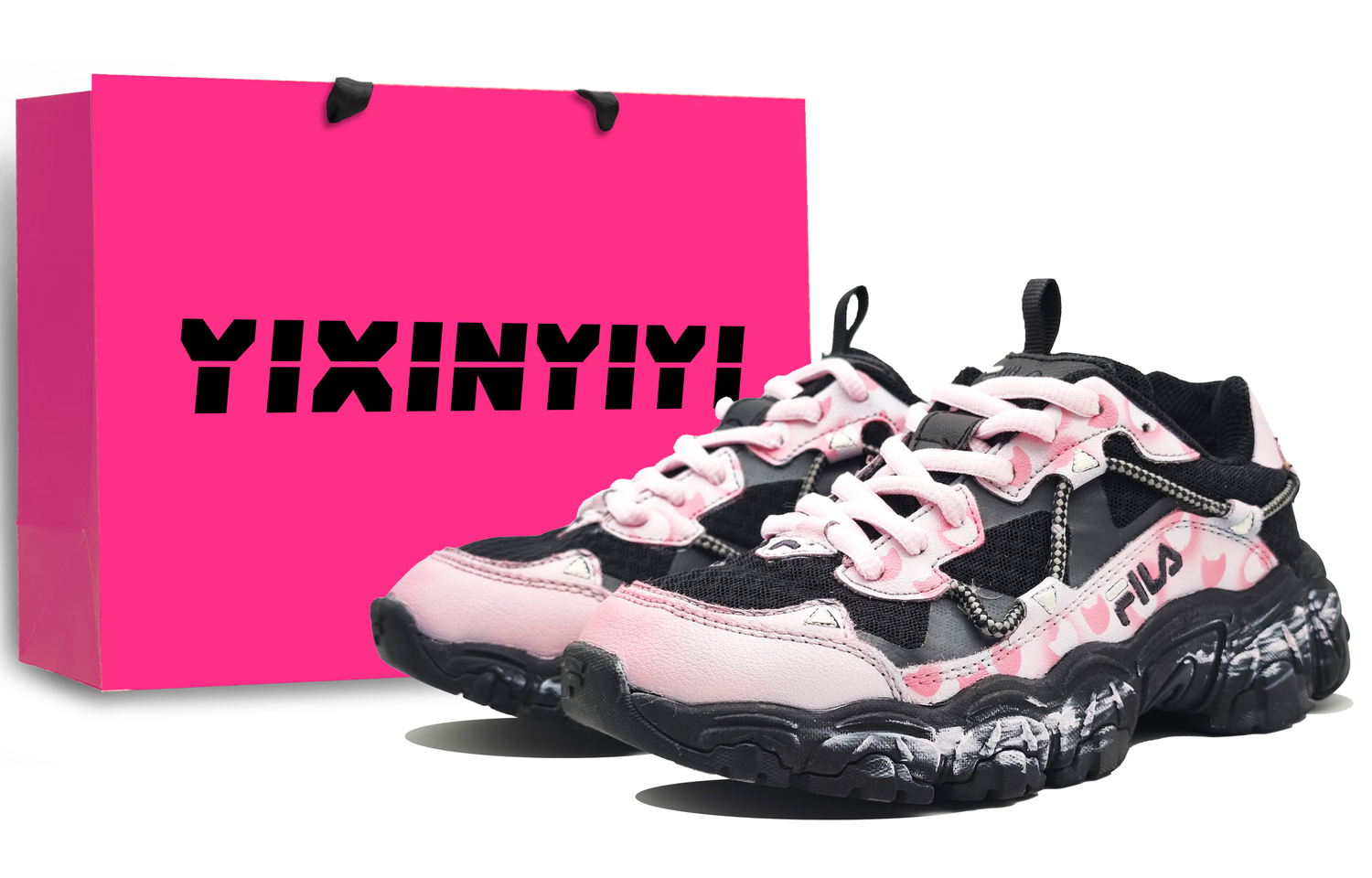 Fila Износостойкие низкие повседневные кроссовки для бега, унисекс, ярко-розовые
Fila Износостойкие низкие повседневные кроссовки для бега, унисекс, ярко-розовые