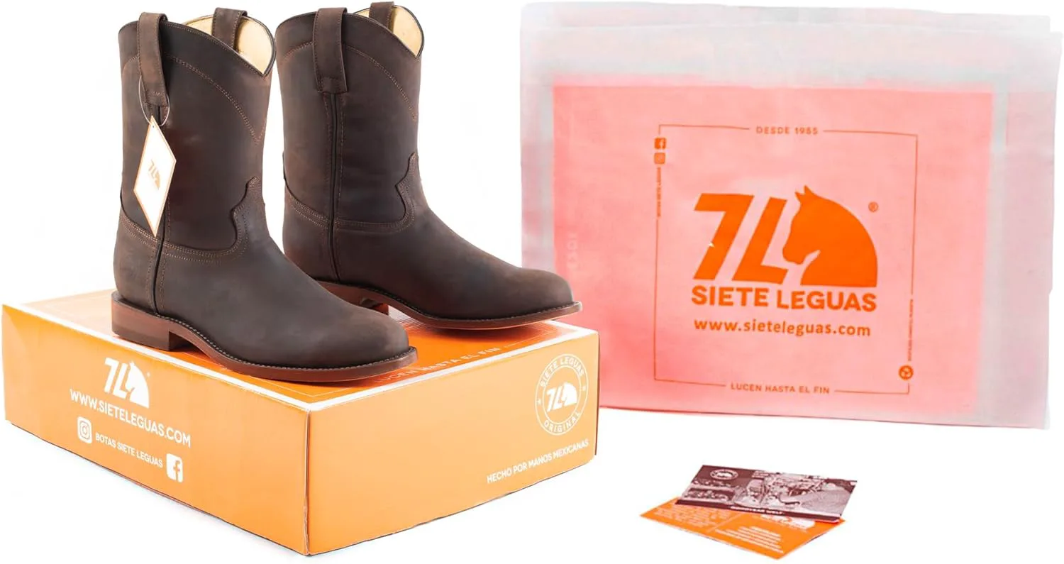Мужские ковбойские сапоги 7L SIETE LEGUAS с кожаной подошвой, модель 1000, коричневый
Мужские ковбойские сапоги 7L SIETE LEGUAS с кожаной подошвой, модель 1000, коричневый