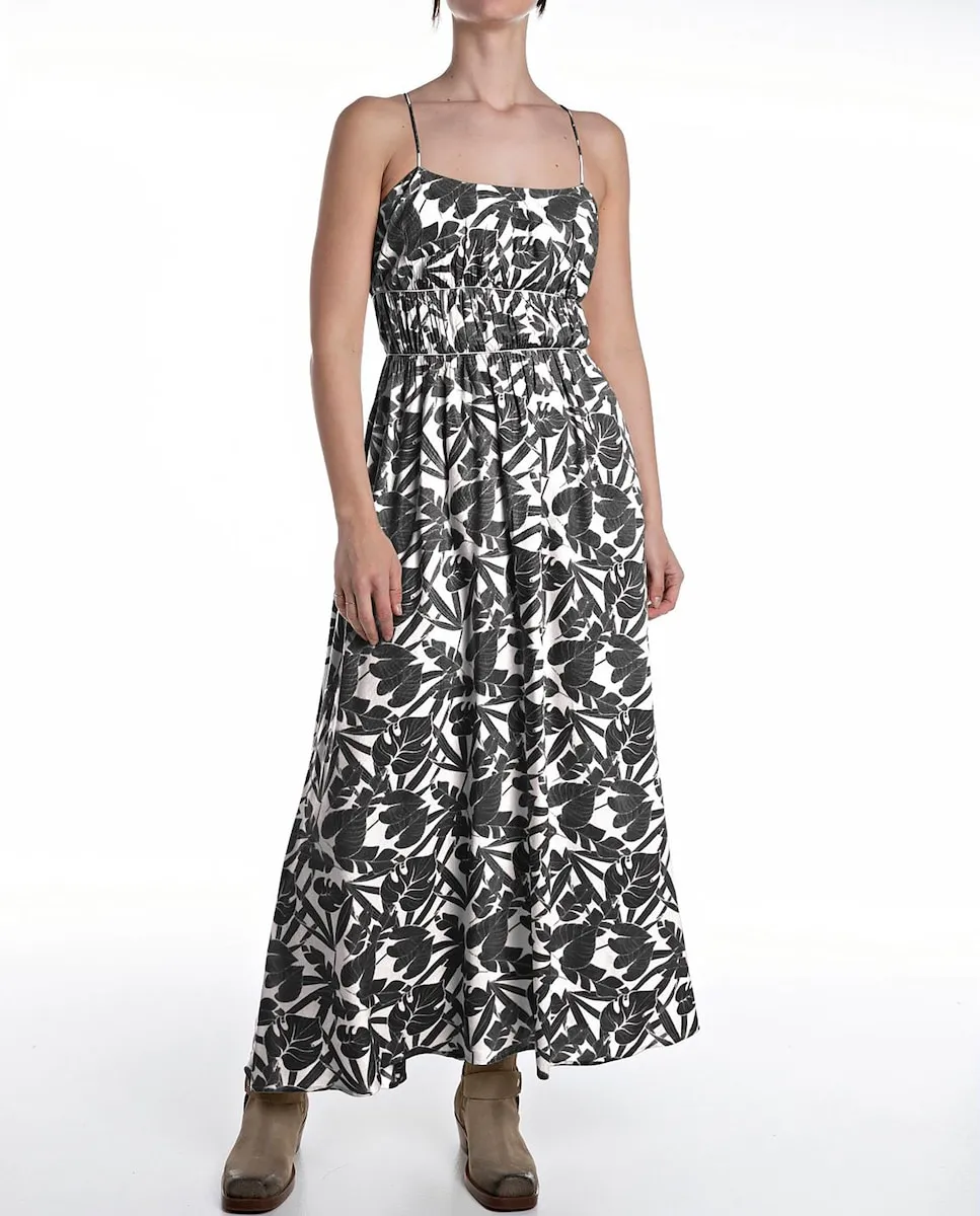 Длинное платье на бретельках с цветочным принтом Replay, белый
Длинное платье на бретельках с цветочным принтом Replay, белый